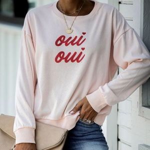 Vici ‘Oui Oui’ Pullover, Large, Like Wildfox!!